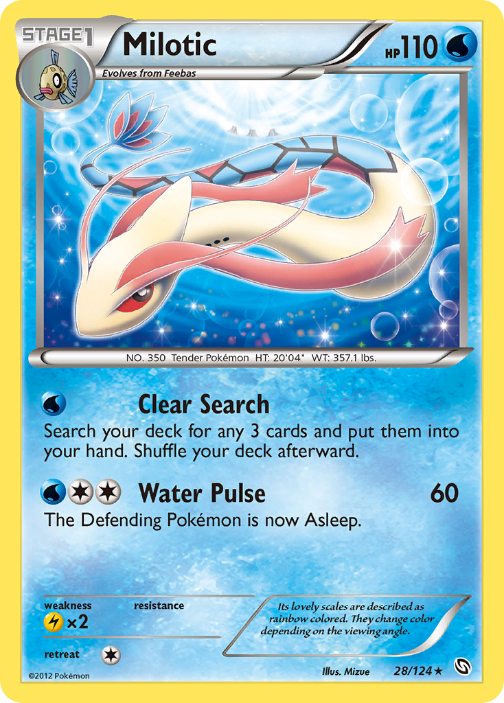 Milotic (28/124) [Black & White: Dragons Exalted] | Arkham Games and Comics