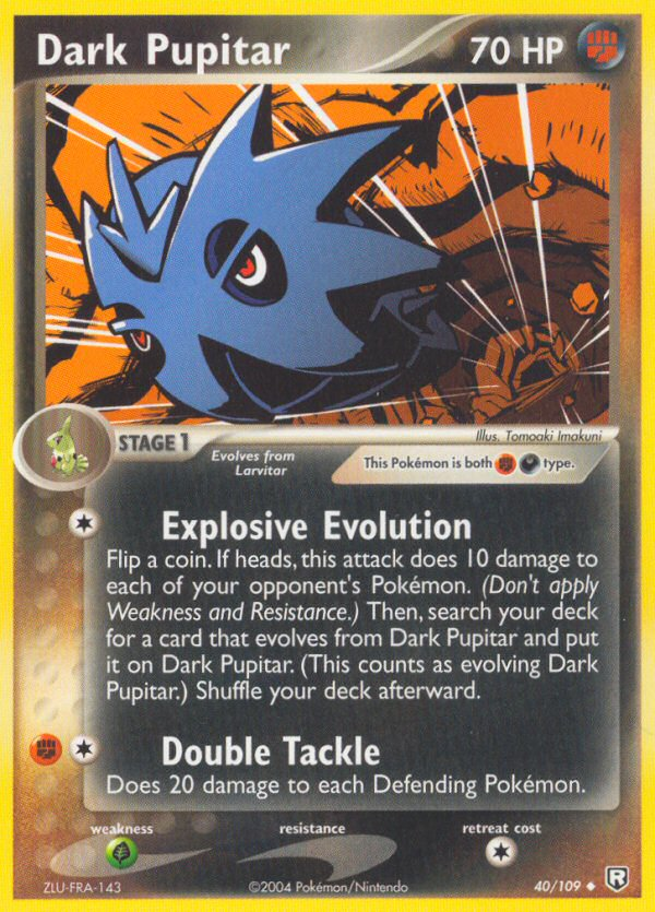 Dark Pupitar (40/109) [EX: Team Rocket Returns] | Arkham Games and Comics