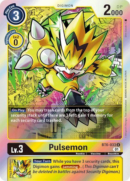 Pulsemon [BT6-033] [Double Diamond] | Arkham Games and Comics