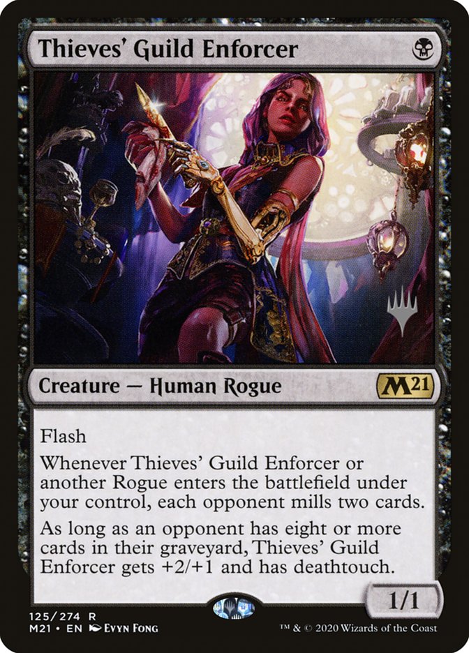 Thieves' Guild Enforcer (Promo Pack) [Core Set 2021 Promos] | Arkham Games and Comics