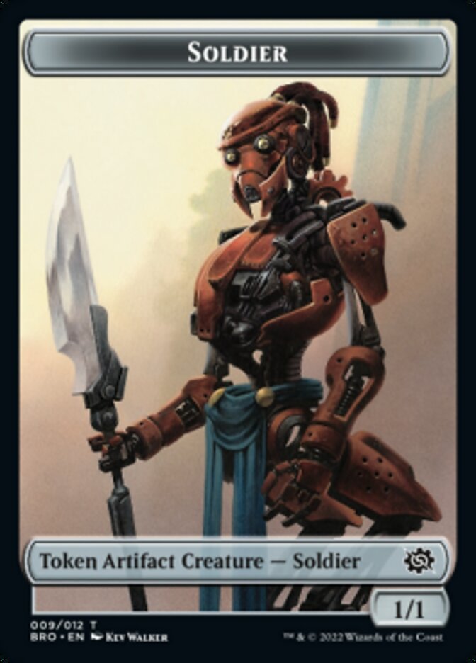 Soldier Token (009) [The Brothers' War Tokens] | Arkham Games and Comics