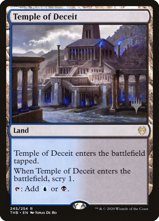 Temple of Deceit (Promo Pack) [Theros Beyond Death Promos] | Arkham Games and Comics