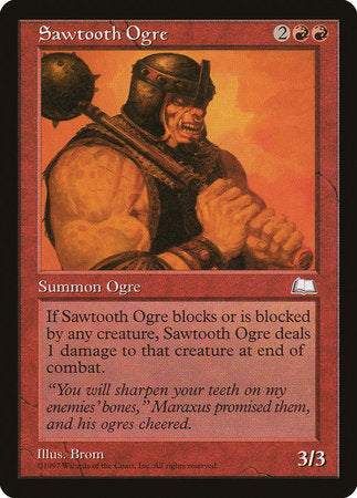 Sawtooth Ogre [Weatherlight] | Arkham Games and Comics