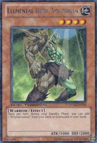 Elemental Hero Woodsman [DT04-EN058] Rare | Arkham Games and Comics