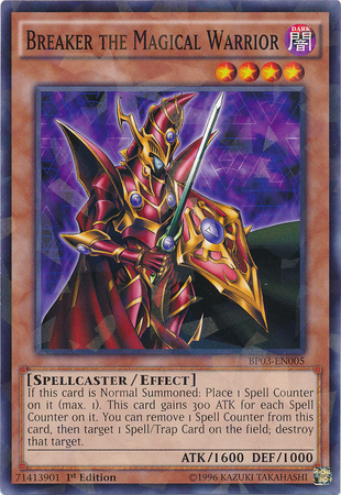 Breaker the Magical Warrior [BP03-EN005] Shatterfoil Rare | Arkham Games and Comics