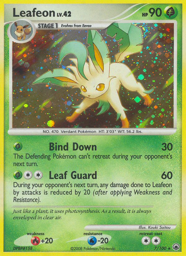 Leafeon (7/100) [Diamond & Pearl: Majestic Dawn] | Arkham Games and Comics