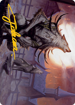 Lord of the Ulvenwald Art Card (Gold-Stamped Signature) [Innistrad: Midnight Hunt Art Series] | Arkham Games and Comics