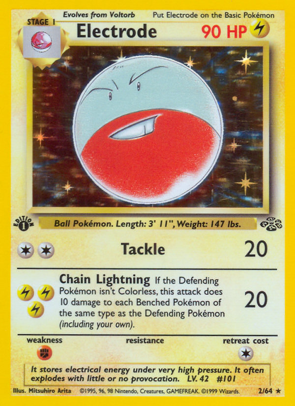 Electrode (2/64) [Jungle 1st Edition] | Arkham Games and Comics