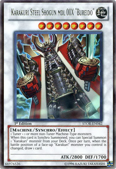 Karakuri Steel Shogun mdl 00X "Bureido" [STOR-EN042] Ultra Rare | Arkham Games and Comics