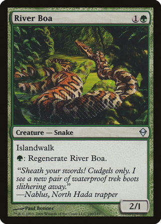 River Boa [Zendikar] | Arkham Games and Comics