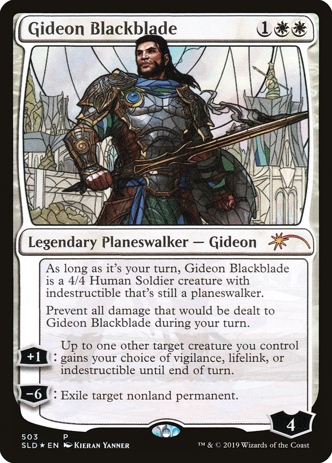 Gideon Blackblade (Stained Glass) [Secret Lair Drop Promos] | Arkham Games and Comics