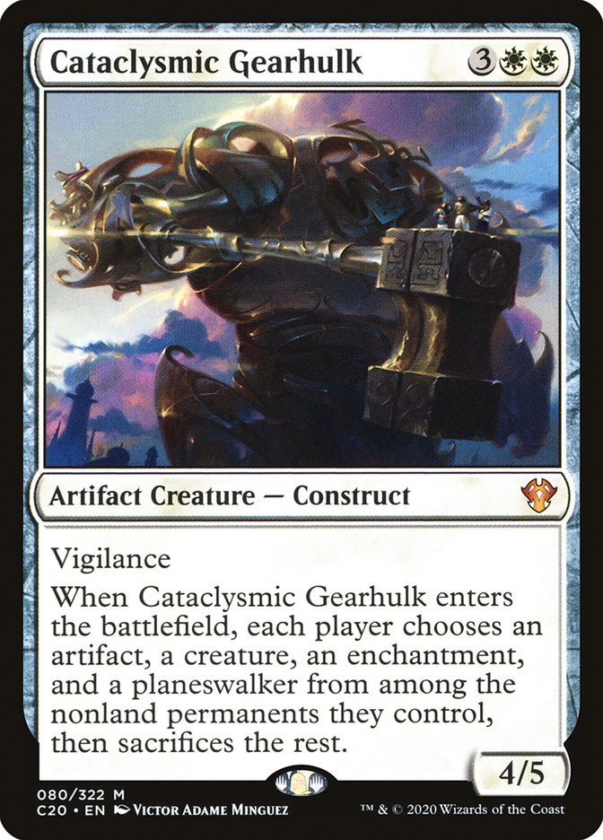 Cataclysmic Gearhulk [Commander 2020] | Arkham Games and Comics