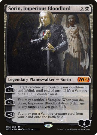 Sorin, Imperious Bloodlord [Core Set 2020 Promos] | Arkham Games and Comics