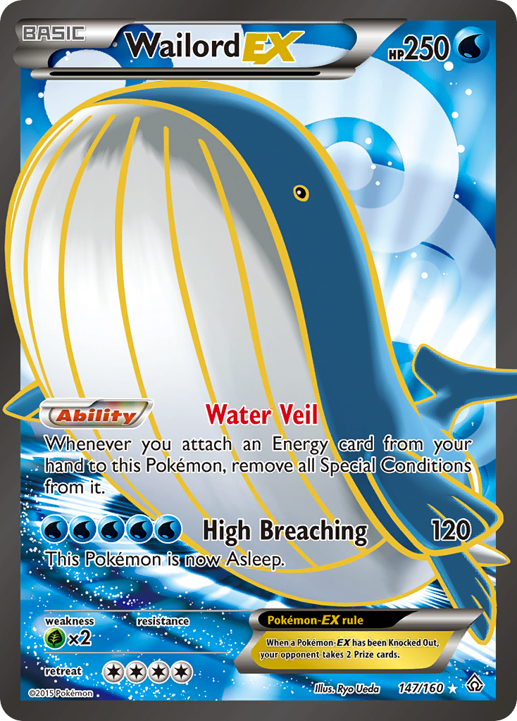 Wailord EX (147/160) [XY: Primal Clash] | Arkham Games and Comics