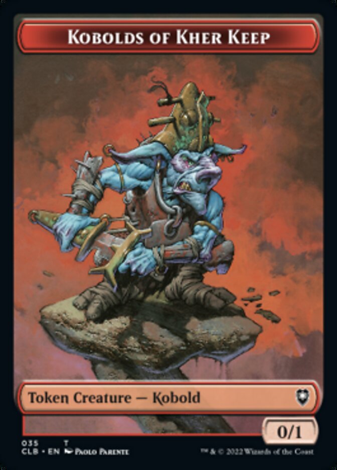 Kobolds of Kher Keep // Treasure Double-sided Token [Commander Legends: Battle for Baldur's Gate Tokens] | Arkham Games and Comics