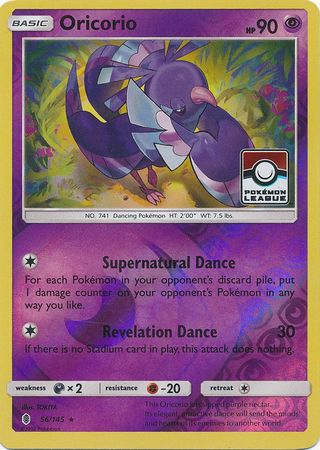 Oricorio (56/145) (League Promo) [Sun & Moon: Guardians Rising] | Arkham Games and Comics