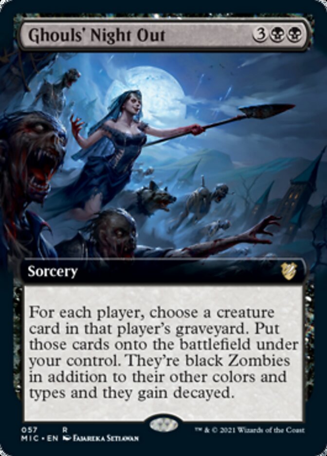 Ghouls' Night Out (Extended) [Innistrad: Midnight Hunt Commander] | Arkham Games and Comics