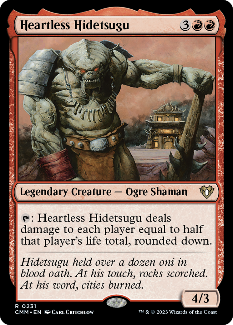 Heartless Hidetsugu [Commander Masters] | Arkham Games and Comics