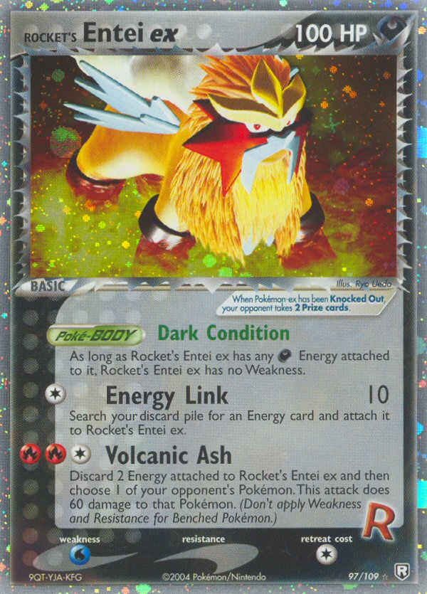 Rocket's Entei ex (97/109) [EX: Team Rocket Returns] | Arkham Games and Comics