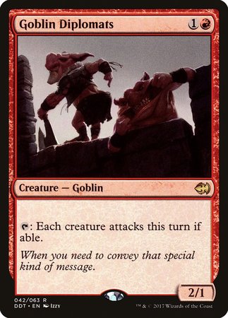 Goblin Diplomats [Duel Decks: Merfolk vs. Goblins] | Arkham Games and Comics