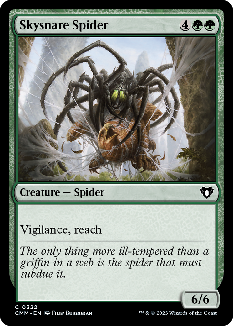 Skysnare Spider [Commander Masters] | Arkham Games and Comics