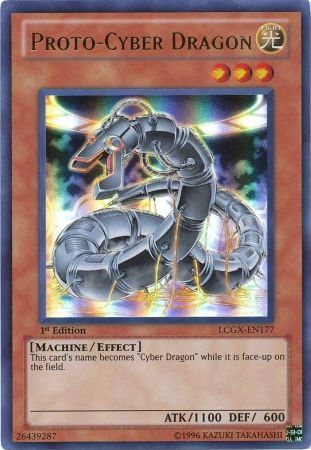 Proto-Cyber Dragon [LCGX-EN177] Ultra Rare | Arkham Games and Comics