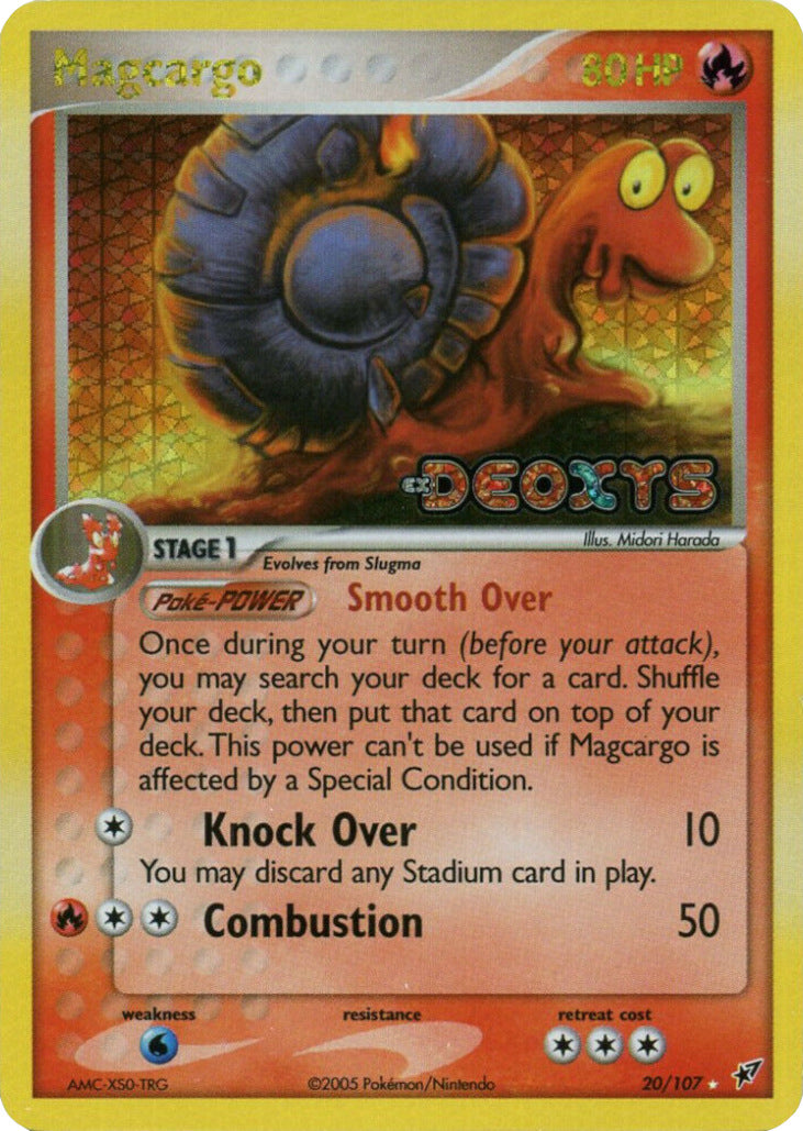 Magcargo (20/107) (Stamped) [EX: Deoxys] | Arkham Games and Comics