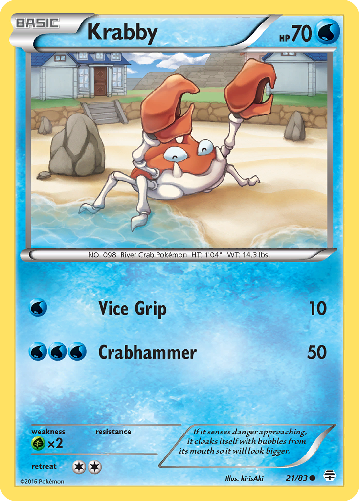 Krabby (21/83) [XY: Generations] | Arkham Games and Comics