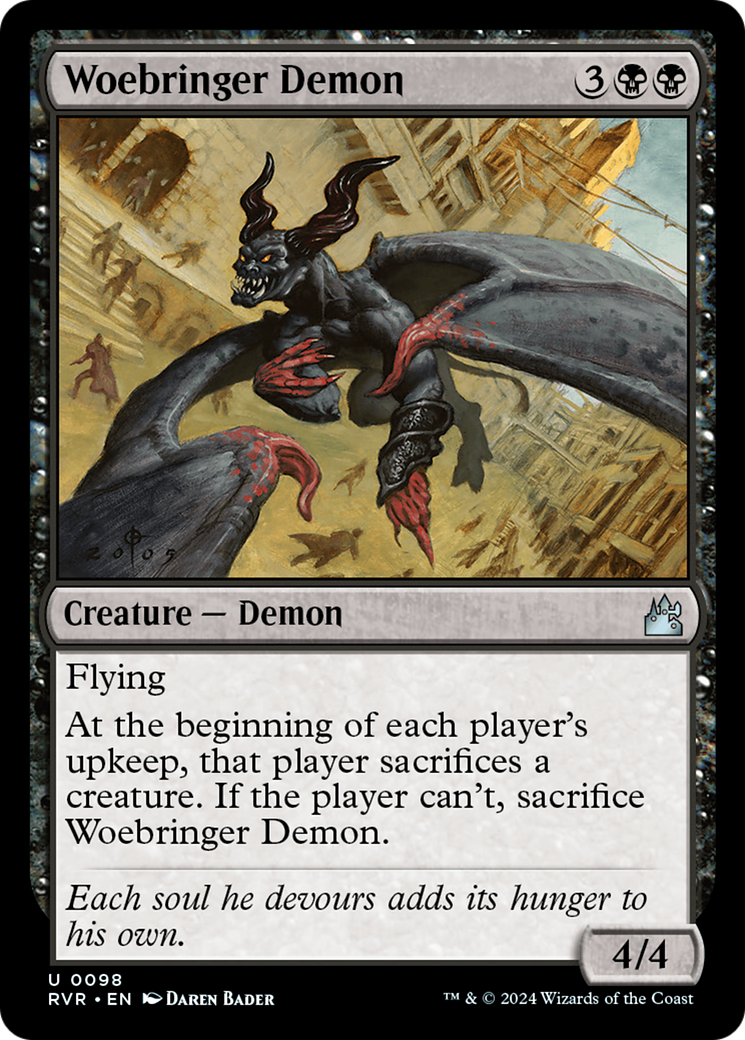 Woebringer Demon [Ravnica Remastered] | Arkham Games and Comics