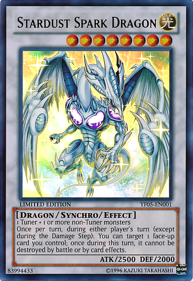 Stardust Spark Dragon [YF05-EN001] Ultra Rare | Arkham Games and Comics