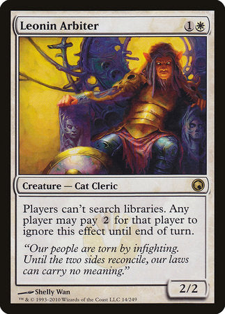 Leonin Arbiter [Scars of Mirrodin] | Arkham Games and Comics