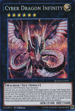 Cyber Dragon Infinity [BOSH-EN094] Secret Rare | Arkham Games and Comics