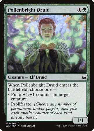 Pollenbright Druid [War of the Spark] | Arkham Games and Comics