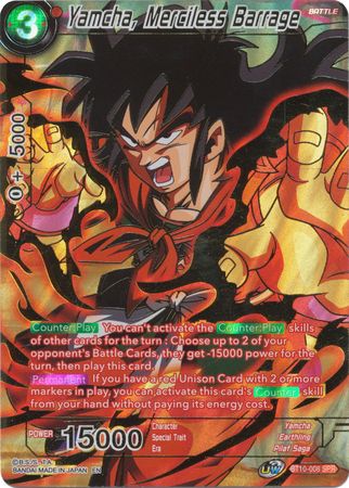 Yamcha, Merciless Barrage (SPR) (BT10-008) [Rise of the Unison Warrior 2nd Edition] | Arkham Games and Comics