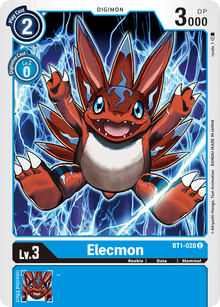 Elecmon [BT1-028] [Release Special Booster Ver.1.0] | Arkham Games and Comics