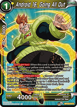 Android 16, Going All Out (Common) [BT13-112] | Arkham Games and Comics