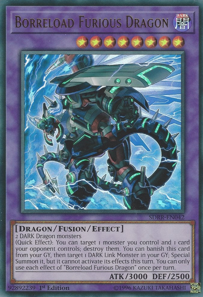 Borreload Furious Dragon [SDRR-EN042] Ultra Rare | Arkham Games and Comics