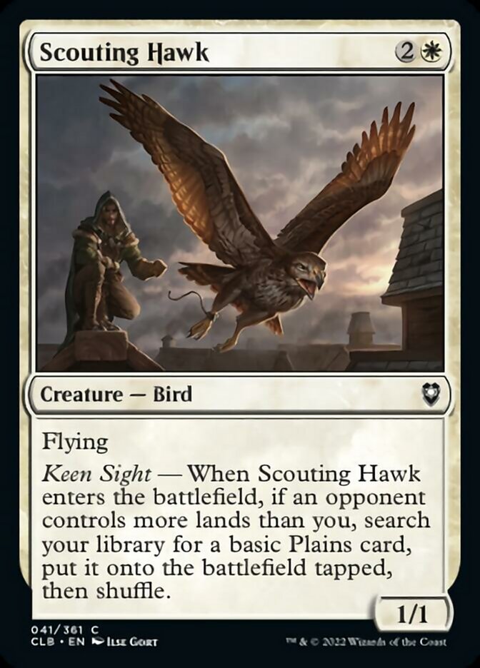 Scouting Hawk [Commander Legends: Battle for Baldur's Gate] | Arkham Games and Comics