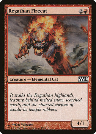 Regathan Firecat [Magic 2014] | Arkham Games and Comics