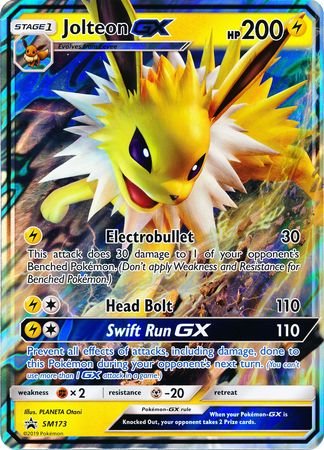 Jolteon GX (SM173) (Jumbo Card) [Sun & Moon: Black Star Promos] | Arkham Games and Comics