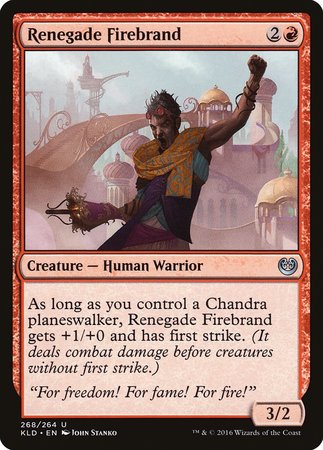 Renegade Firebrand [Kaladesh] | Arkham Games and Comics