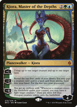 Kiora, Master of the Depths [Battle for Zendikar] | Arkham Games and Comics