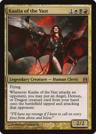 Kaalia of the Vast [Commander 2011] | Arkham Games and Comics