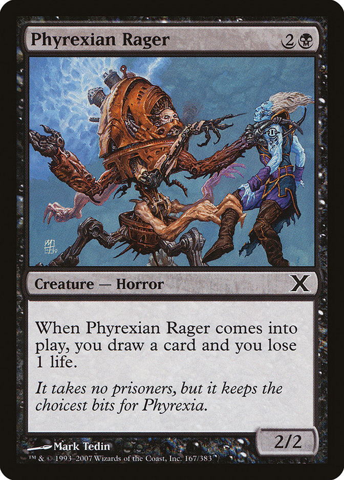 Phyrexian Rager [Tenth Edition] | Arkham Games and Comics