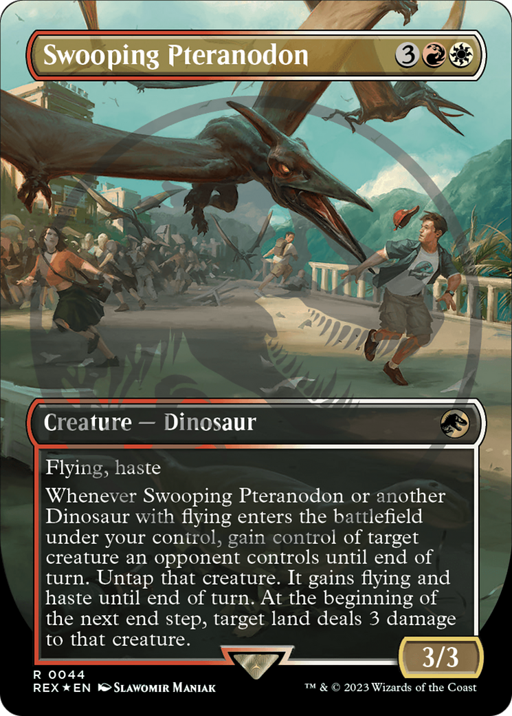 Swooping Pteranodon Emblem (Borderless) [Jurassic World Collection Tokens] | Arkham Games and Comics