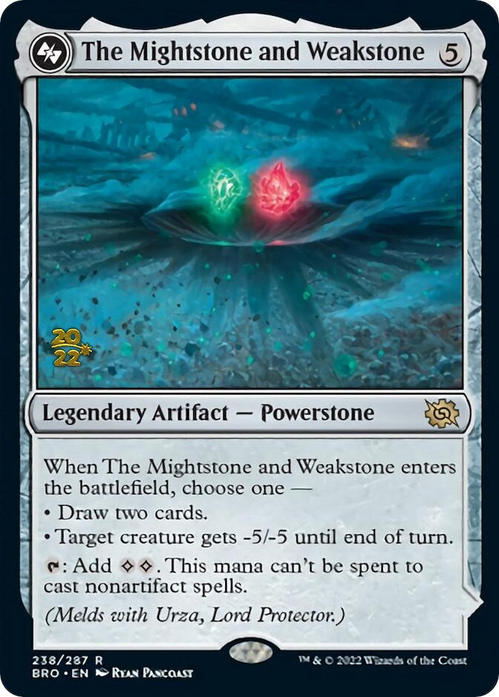 The Mightstone and Weakstone [The Brothers' War: Prerelease Promos] | Arkham Games and Comics