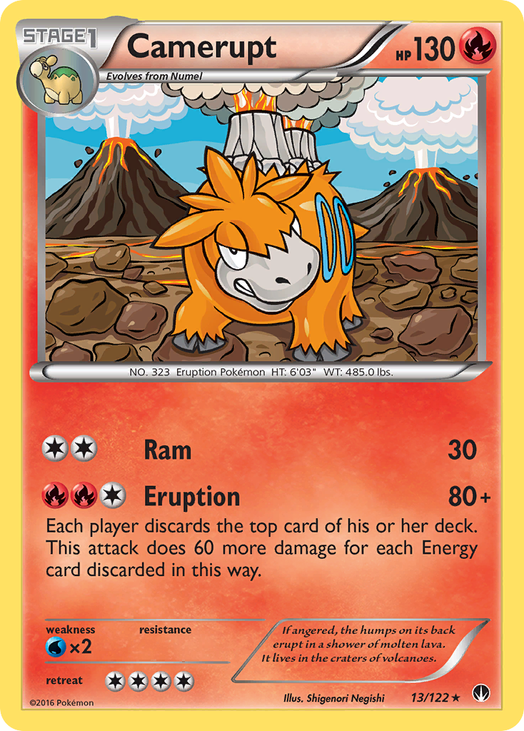 Camerupt (13/122) [XY: BREAKpoint] | Arkham Games and Comics