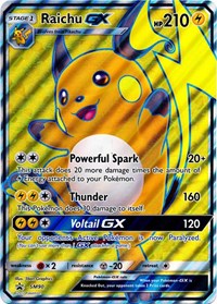 Raichu GX (SM90) (Jumbo Card) [Sun & Moon: Black Star Promos] | Arkham Games and Comics