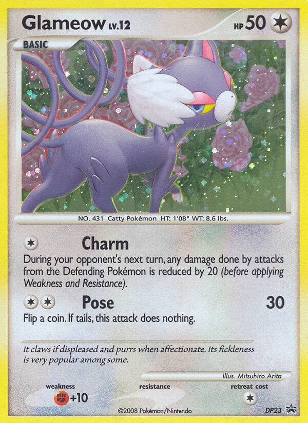 Glameow (DP23) [Diamond & Pearl: Black Star Promos] | Arkham Games and Comics