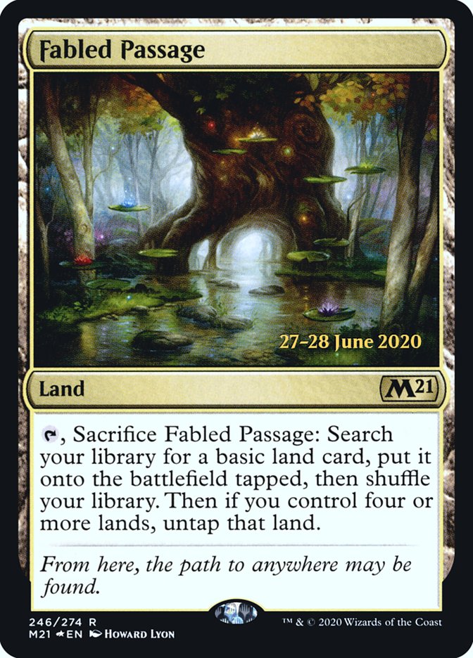 Fabled Passage  [Core Set 2021 Prerelease Promos] | Arkham Games and Comics